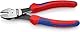 Knipex Kraft-Seitenschneider schwarz atramentiert, mit Mehrkomponenten-Hüllen 180 mm 74 12 180