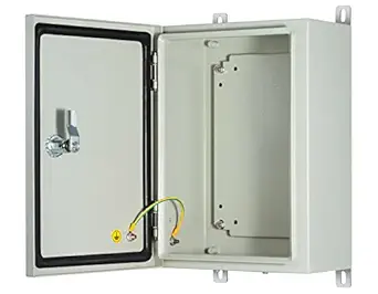 KWONONG Junction Box, IP65 Waterproof Metal Enclosure for Electrical Project, Includes Mounting Plate and Wall Bracket (14