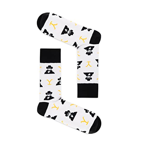 PARAMOUNT NETWORK Yellowstone Rip Wheeler Socks - One Size Fits Most - Officially Licensed