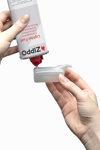 Image of Zippo Lighter Fuel 125 ml - High Quality EU Petrol - White Packaging - Ideal for Windproof Lighters - Clean and Economical