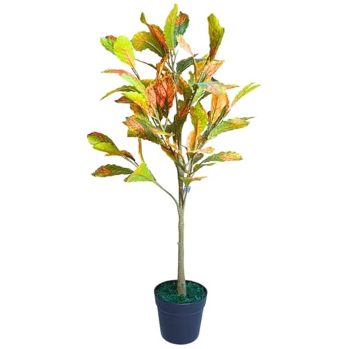 Decorative Artificial Fiddle Leaf Fig Plant – 90 cm Tall Faux Gre...