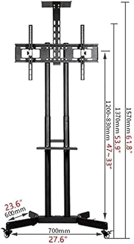 Soporte móvil para TV con ruedas y ajuste flexible miniatura 6