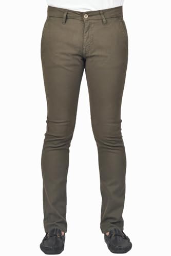Image of Soroor® Men's Skinny Fit Chino Trousers (Available in Big & Tall) - The Ultimate Mens Chinos for Work, Golf, Casual | Pants, Chino Trousers, Suit Trousers |Premium Stretch Cotton| Wrinkle Resistant