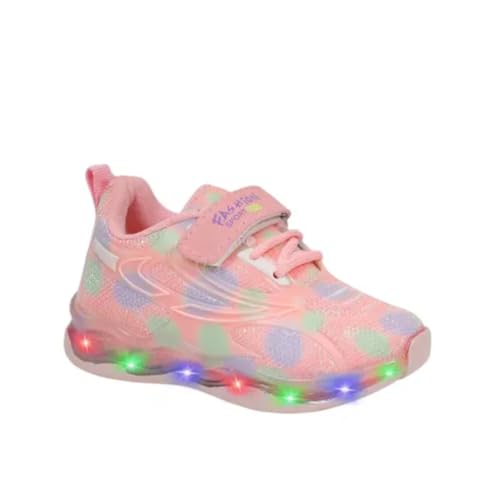 Image of Girls' Light Shoes (Pink, UK Footwear Size System, Little Kid, Age Range, Medium, 4.5 Years, 5 Years)