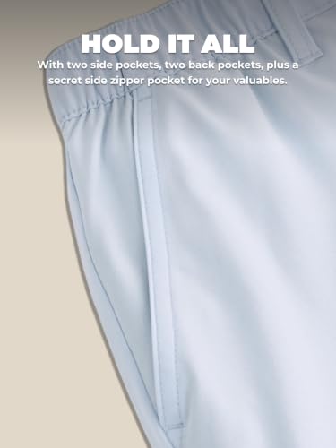Image of Chubbies Everywear Men's Shorts - Mens Shorts Casual 6in Inseam, Elastic Waist, Water-Resistant, Zipper Pocket