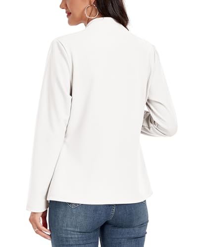 Womens Blazers Dressy Notched Lapel 2025 Work Office Casual Long Sleeve Open Front Blazer Jacket3