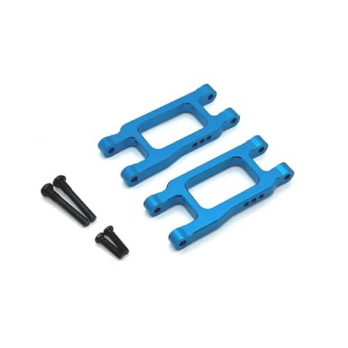 Accessoires véhicules RC SCY 18101 18102, pièce bras inférieur métal bleu voiture 1/18