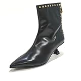  Botín Vestir de Piel, con tacón - 29397 para: Mujer Color: Negro Talla: 40