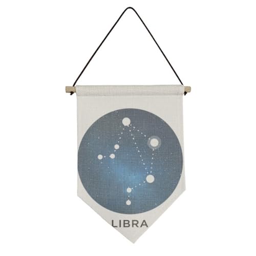 Drapeau en toile cadeau zodiaque constellation anniversaire astro