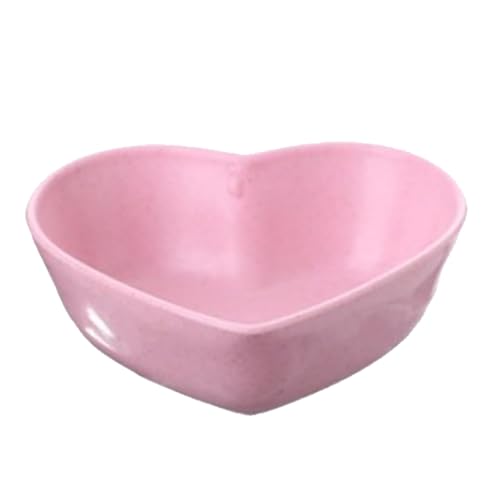 Gsycle Heart Shaped Bowl, Multipurpose Safe PP Seasoning Dish Dipping Bowl For Kitchen Salt Sugar Vinegar
