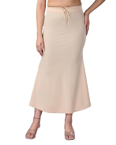 Image of LADLA FASHION] Women's Saree Shapewear - Mermaid Cut Saree Shaper Petticoat with Side Slit,