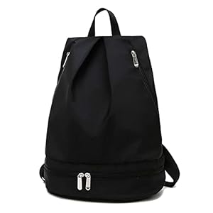 Manatsu Life 869 Knapsack, Gym Bag, Pool Bag, Sports Bag, Backpack, Outdoor, Lightweight, Unisex, Swimming, Exercise, Club Activities, Travel, School Trips, Beach Play, Men’s, Women’s, Waterproof, Water Repellent, Simple