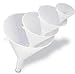 Funnel King 95020 2 Oz Heavy Duty Polyethylene Funnel-Natural, Multi