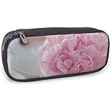 ペンケース カーネーション (2) 筆箱 文房具 ペンポーチ 筆入れ PUレザー 大容量 収納 物入れ 軽量 防水 通学 多機能 化粧ポーチ 鉛筆ケース ペン袋 学生用 子供 女の子 男の子