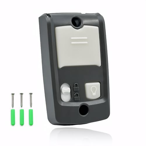 Image of Upgraded for Genie Garage Door Opener Wall Console for Genie Series II Openers, Replace 39165R GPWC-2WLB GBWCSL2-BX GBWC2-BX 37351R Wall Mount Wired Keypad, Sure-Lock & Vacation Lock & Light Button