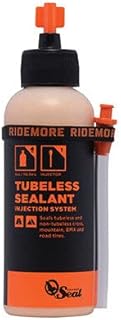 Orange Seal - Regular Formula Tubeless Bike Tire Sealant with Injector | Fast Sealing, up to 1/4