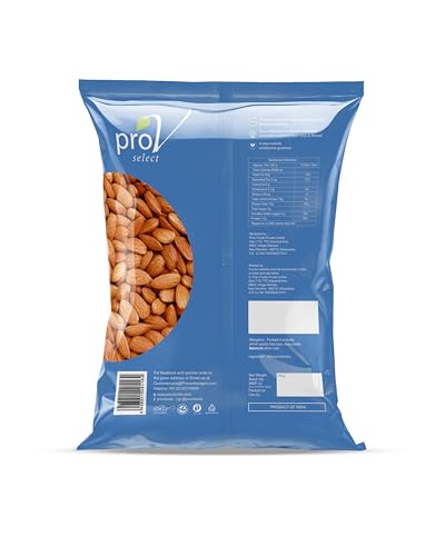 Image of ProV Select California Almonds | Whole Raw Almonds | High Protein, Vitamin E & Antioxidants | No Mixing, No Middlemen | 200 g