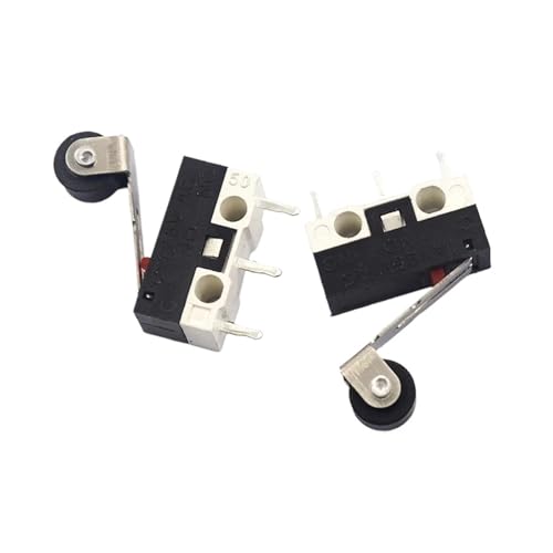 Micro interrupteur souris 3 broches à levier arqué pour soudure PCB 1A