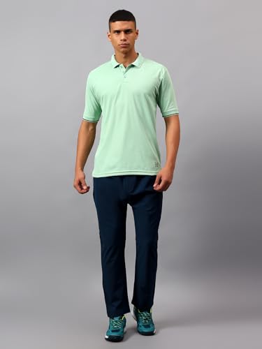 Image of Vector X Adults Mens Sports Wear Polyester Half Sleeves All Day Wear tee Shirt Polo T Shirt Detailing with Contrast Color Tipping on Sleeves & Collar for Casual Wear Regular Fit Tshirts