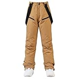 Skihose Herren Gefüttert Mit Träger Schneehose Winter Wasserdicht Snowboardhose Latzhose Herren Winterhose Warm Outdoorhose Mit Hosenträger Ski Hosen Für Männer Softshellhose Winddicht