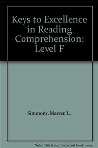 Paperback Keys to Excellence in Reading Comprehension: Level F Book
