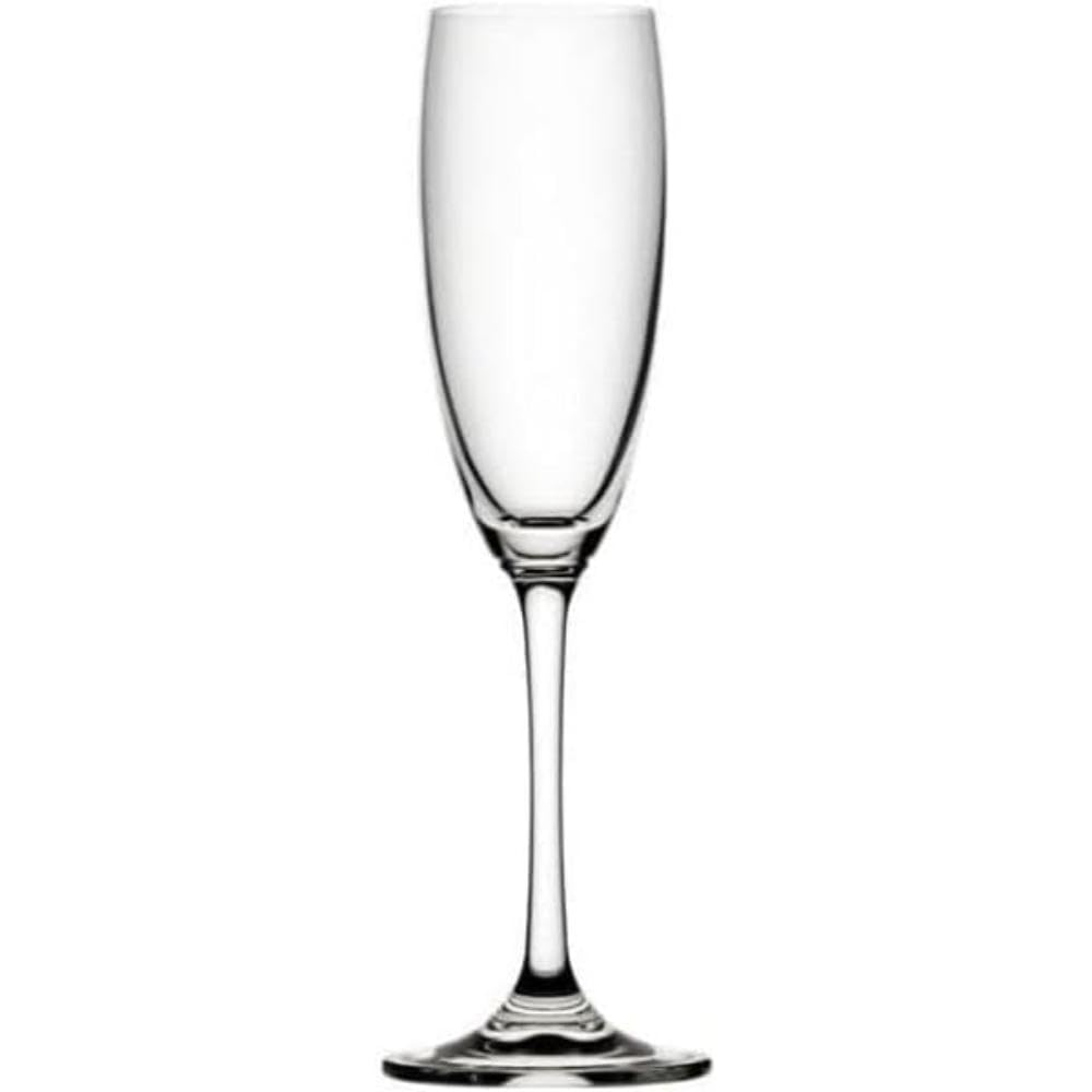 Utopia Nile Flute Glass 6oz / 170ml, R242107-00000-B01006, Pack of 6, Transparent