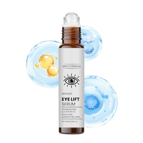 Senermter Rodillo Líquido Antiojeras,Roller Hidratante Y Reafirmante Para Párpados | Crema Para Ojos Sensibles Todo Tipo Piel Mujeres Hombres Uso Diario Mañana Noche Todas Estaciones