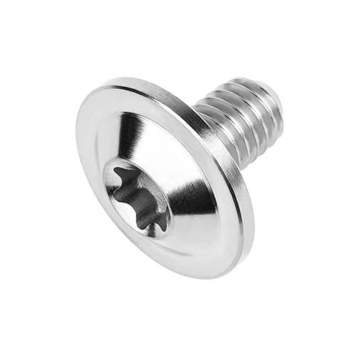 Image of Titanium Bolt Torx Head M6x10 15 20mm Screw for Bicycle Motorcycle Car Modification Pack of 6 (Titanium, M6x10mm)