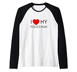 Photo Gallery i love my policeman red heart poliziotto agente fidanzata moglie maglia con maniche raglan Photo Gallery i love my policeman red heart poliziotto agente fidanzata moglie maglia con maniche raglan