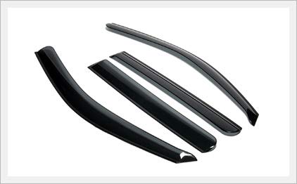 AutoLite Car Door Sun/Rain Visor Window Deflector Rapid (Injection Moulded)