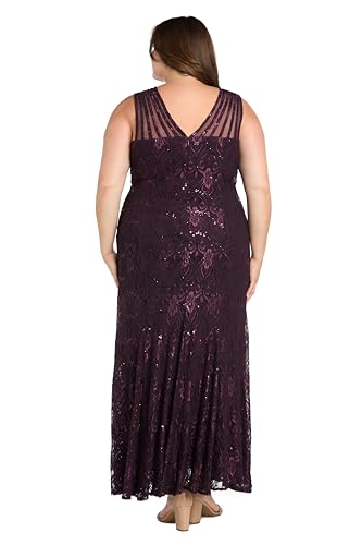 Image of Sleeveless Sequin Lace Mermaid Gown W /Sheer Insets & Strappy Details