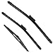 3 Pack Windshield Wiper Blades Compatible With Mazda CX-5 CX-9 2017 2018 2019 2020 2021 2022 CX5 CX9 Original Factory Quality Front Rear Wipers Blade Set for My Car - 24