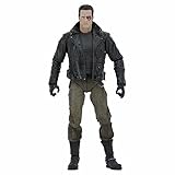 HXUYTL Terminator Ultimate（Police Station Assault Version & Tech Noir Version） T800 Arnold Schwarzenegger Action Figure, 7' Scale