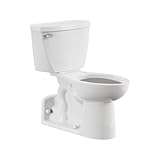 American Standard 2878.016.020 Yorkville Two-Piece Pressure Assisted Toilet, Chair Height, Elongated Front, White, 1.6 GPF