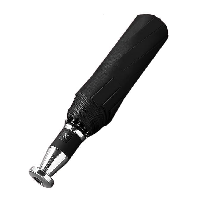 Automatic Open Close Umbrella for Men Women 3 Fold Windproof Folding Umbrella Large Canopy Travel Umbrella Compact Portable Rain Sun Protection One Touch Operation (Multicolor)-image-8