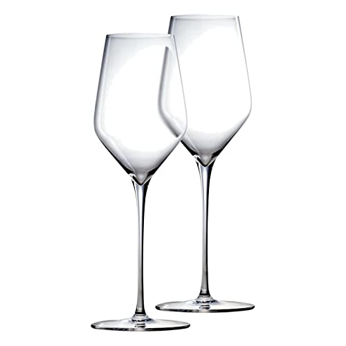 Stölzle Lausitz Calici da vino bianco Q1, 350 ml, set da 2 bicchieri da vino bianco, realizzati a mano e soffiati a bocca, si consiglia il lavaggio a mano, massima qualità