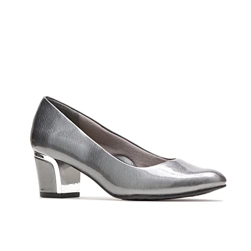 Soft Style womens Deanna Pump, Dark Pewter, 6.5 Wide US3