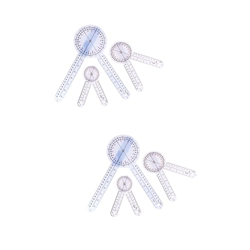 2 sets de Goniómetro de Plástico para Medición miniatura 1