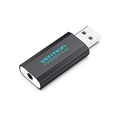 Docooler VENÇÃO USB Placa de Som Externa com 3.5mm Stereo Fone De Ouvido Mic Adaptador de Driver-fre