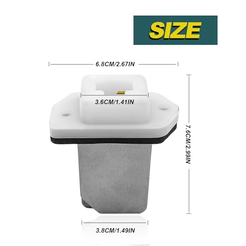 Image of HVAC Blower Motor Resistor Replace 277614BA0A, 27761-70T03, Compatible with Titan, Pathfinder, Sentra, Rogue, Maxima, G20, JX35, QX4, Q45,QX60, NV1500 AC Blower Control Module