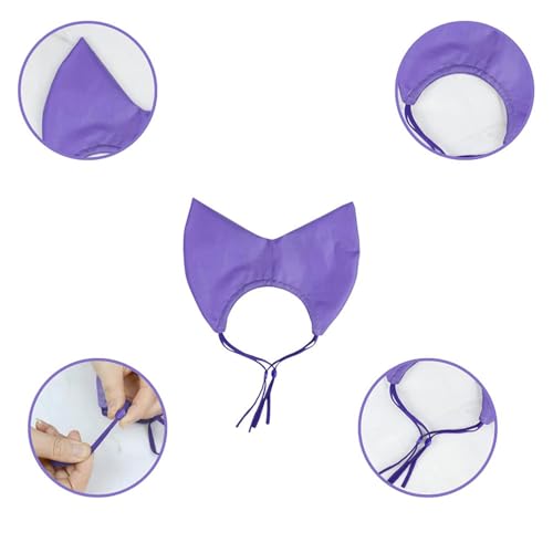 Capace de chuveiro de gato, boné de banho para cães - Capéu de chuveiro ajustável Tampa do ouvido de