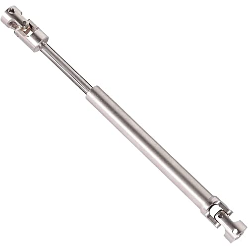 CENPEK 2 Stück Universal-Edelstahl-Mittelantriebswelle Dogbone 110 mm-155 mm, Upgrade passend für Tamiay RC4WD D90 SCX10 SCX0016 Off-Road RC Crawlers Car