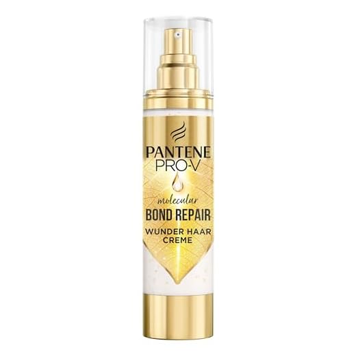 Pantene Pro-V Molecular Bond Repair Leave In Wunder Haarcreme 90ml. Haarpflege und Haarkur mit Pro-V Konzentrierter Formel für Alle Geschädigten Haartypen. Repariert Spliss