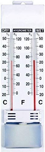 Bhumi Creation PSYCHROMETER -20° to 50°C Wet & Dry Bulb Hygrometer Humidity Temperature Meter Tester Wall Room Thermometer All-in-One Analog Moisture Measurer (10 mm) (B09NY417HZ) Amazon Price History, Amazon Price Tracker