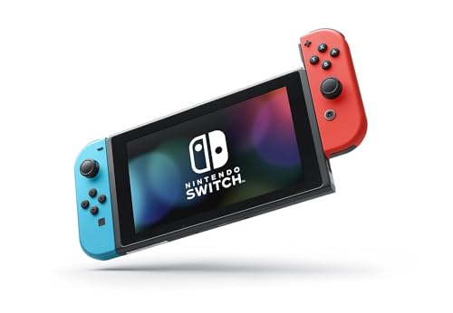 Image of Nintendo Switch OLED Model, Console with Joy-Con (Neon Blue & Neon Red)