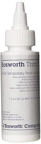 Bosworth 921094 Trim II Temporary Crown & Bridge Resin Powder #62 A2 1.5 Oz