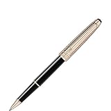 Montblanc Black Resin Meisterstueck Doue Geometry 118093 Rollerball Pen