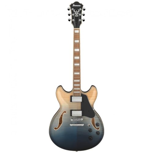 Ibanez Artcore AS73FM Semi-Hollow Electric Guitar - Transparent Indigo Fade