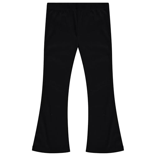 Girls 4 Pack Rib ITY Brushed ITY Leggings Soft, Stretchy, and Comfortable Pants Rose, Size 73