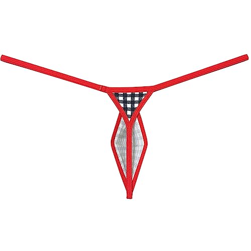 Men's Ultra Minimum Comerage G-string Thong Underpants Tiny Slip T-back Drop Shape Underwear Male Hot Micro Thong3